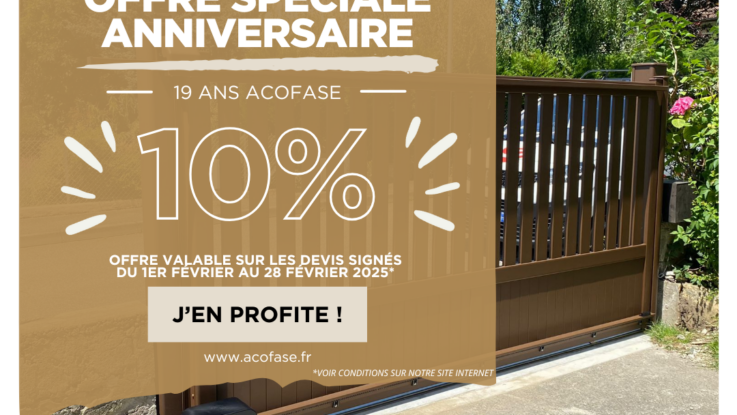 Offre anniversaire février 2025